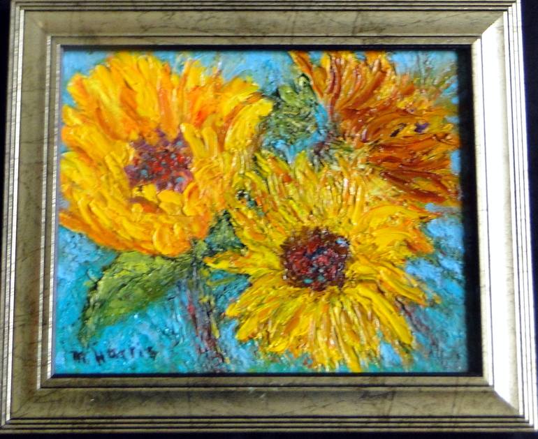 Original Impressionism Floral Painting by Marie T Harris