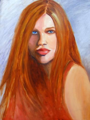 Original Figurative People Paintings by Marie T Harris