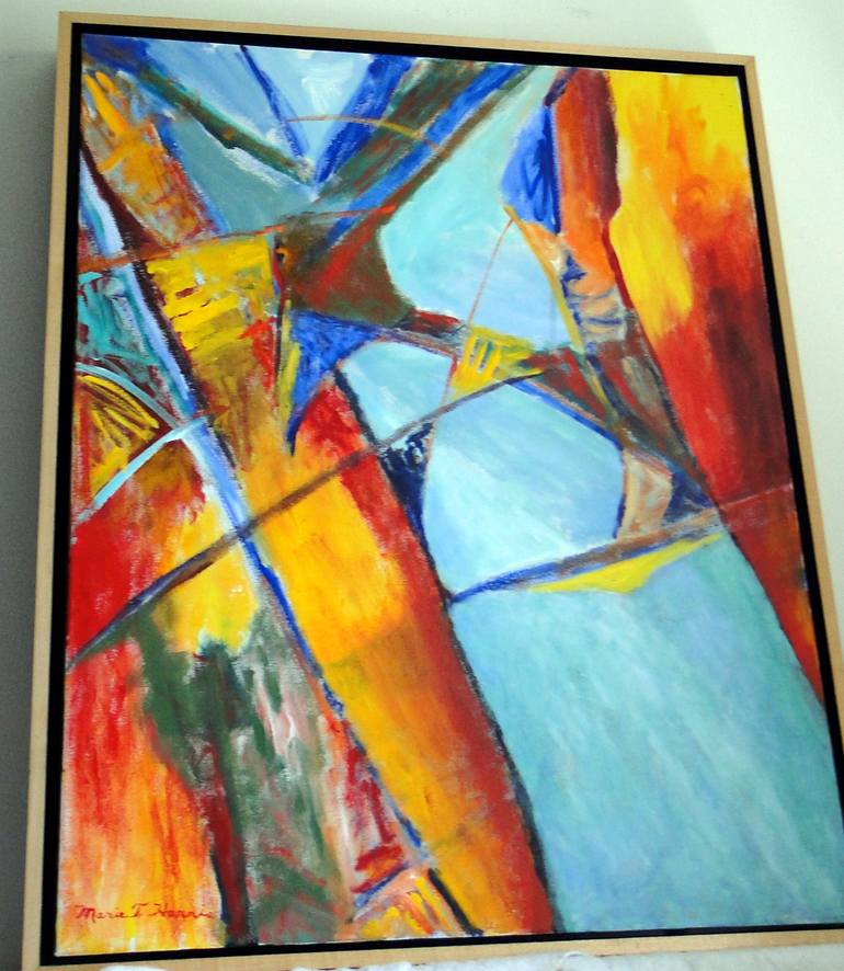 Original Abstract Painting by Marie T Harris