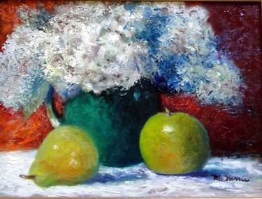 Original Impressionism Still Life Paintings by Marie T Harris