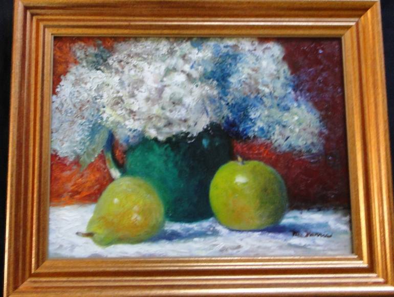 Original Impressionism Still Life Painting by Marie T Harris