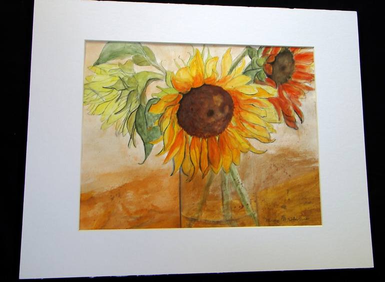 Original Floral Painting by Marie T Harris