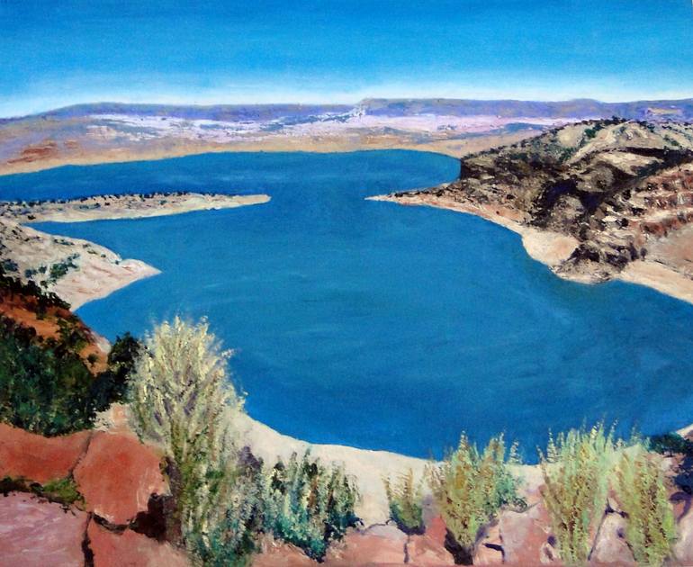 Original Impressionism Landscape Painting by Marie T Harris