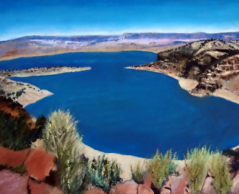 Original Impressionism Landscape Painting by Marie T Harris