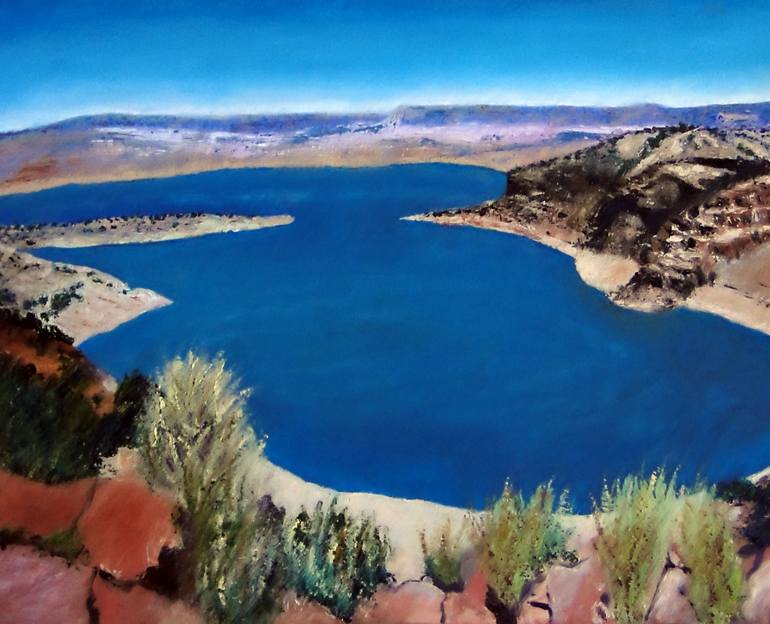 Original Impressionism Landscape Painting by Marie T Harris