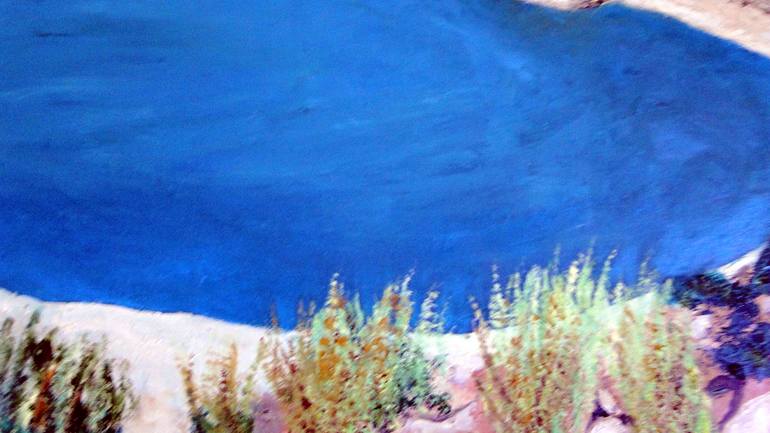 Original Impressionism Landscape Painting by Marie T Harris