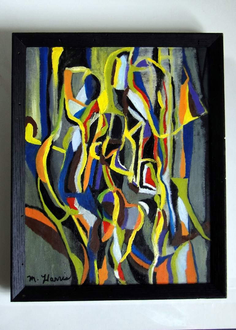 Original Abstract Painting by Marie T Harris