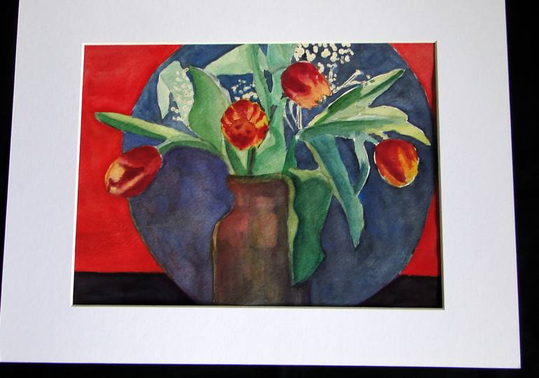 Original Impressionism Still Life Painting by Marie T Harris