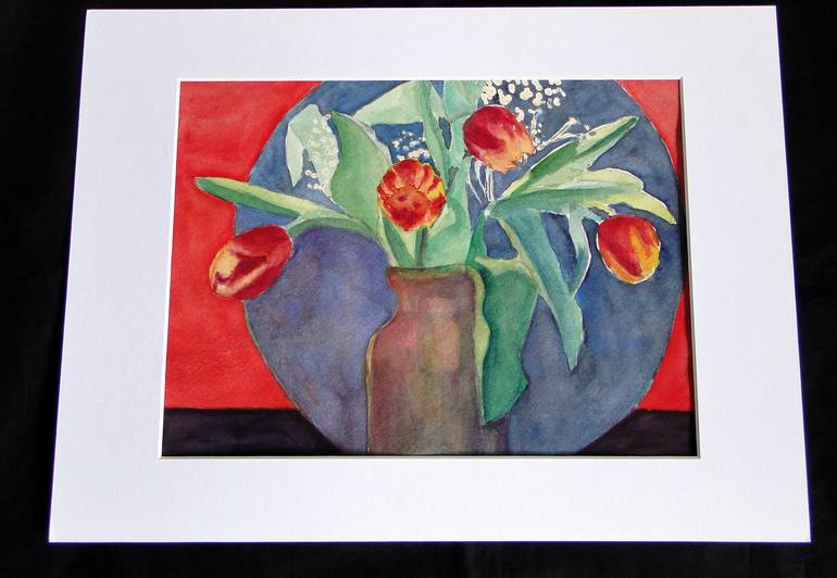 Original Impressionism Still Life Painting by Marie T Harris