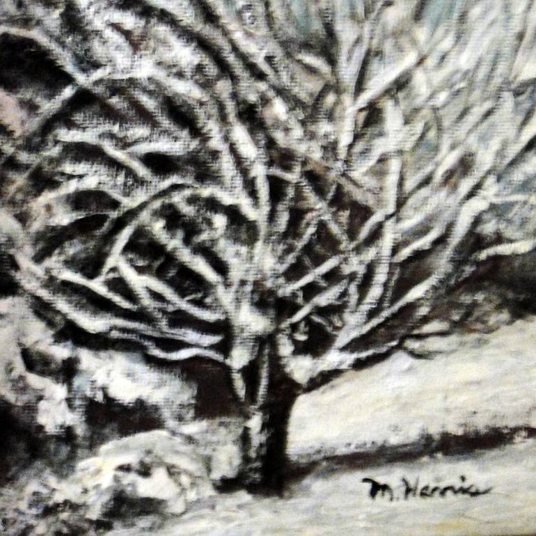 Original Impressionism Tree Painting by Marie T Harris