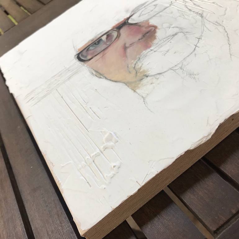 Original Other People Painting by Revekka Georgiou