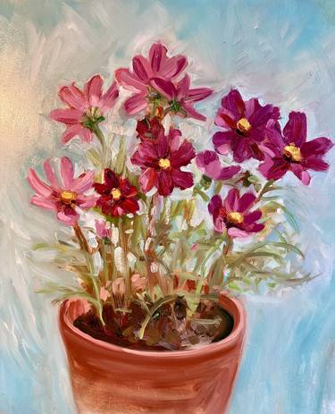 Original Impressionism Floral Painting by Jean Paton