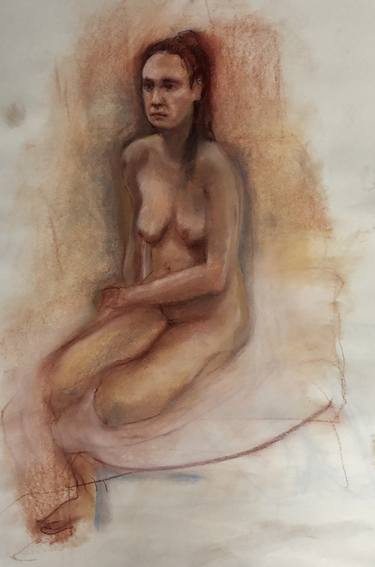 Original Figurative Nude Drawings by Jean Paton