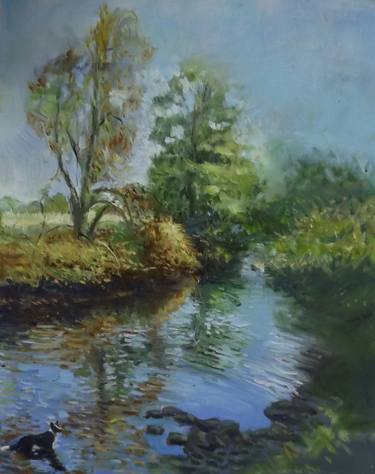 Original Expressionism Landscape Paintings by Jean Paton