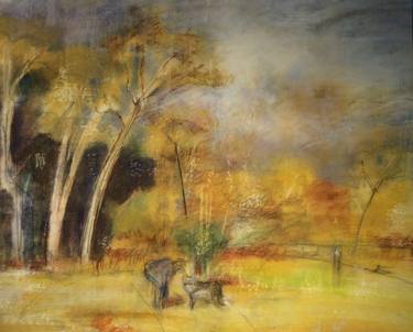 Original Expressionism Landscape Paintings by Jean Paton