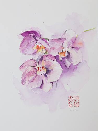Original Floral Paintings by Yin Chua