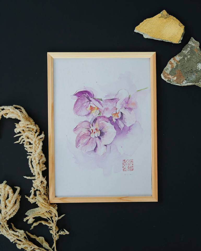 Original Realism Floral Painting by Yin Chua