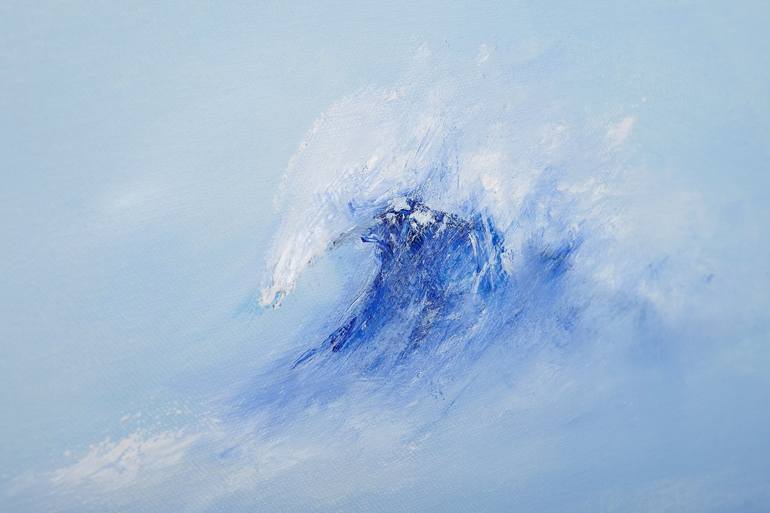 Original Abstract Seascape Painting by Yin Chua