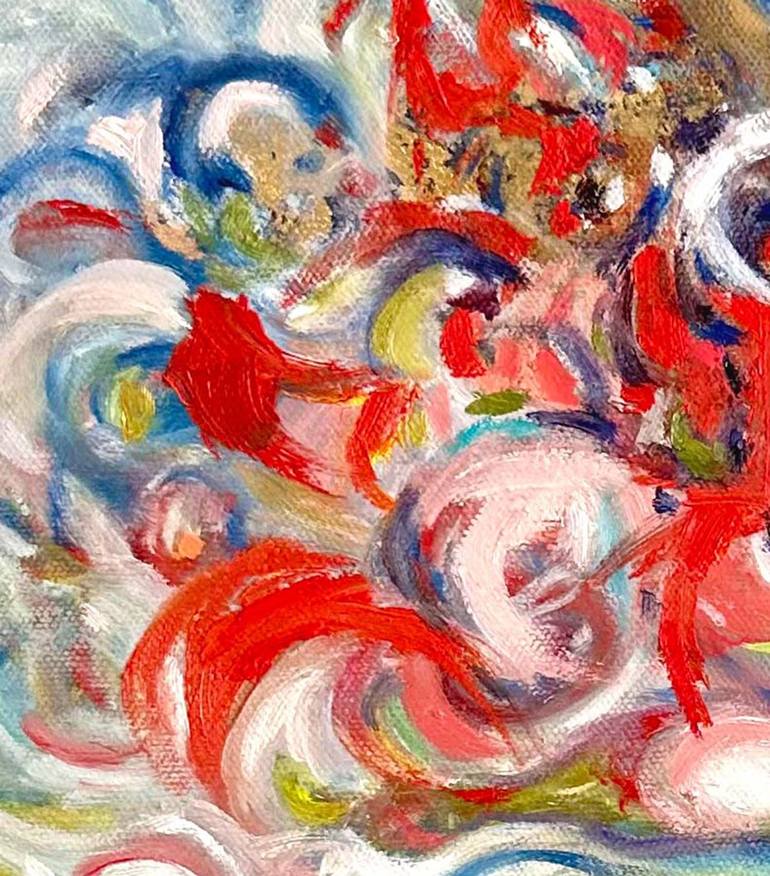Original Abstract Expressionism Abstract Painting by Sylvia Shanahan