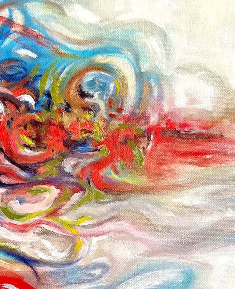 Original Abstract Expressionism Abstract Painting by Sylvia Shanahan