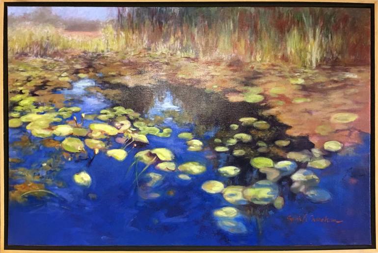 Original Impressionism Landscape Painting by Sylvia Shanahan