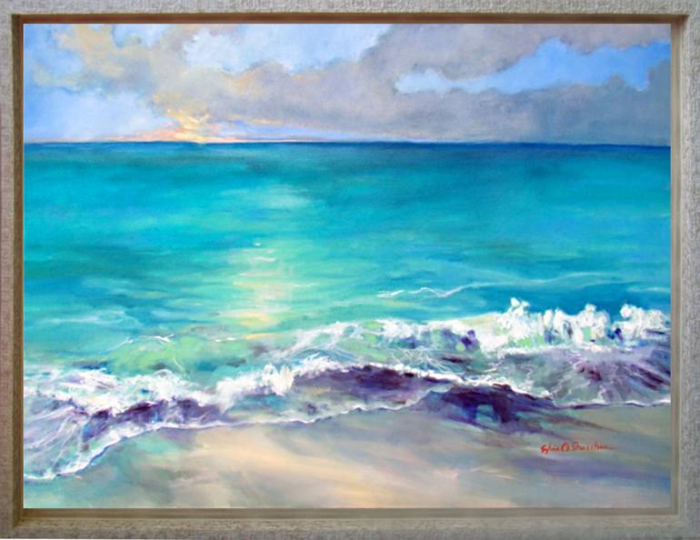 Original Realism Seascape Painting by Sylvia Shanahan