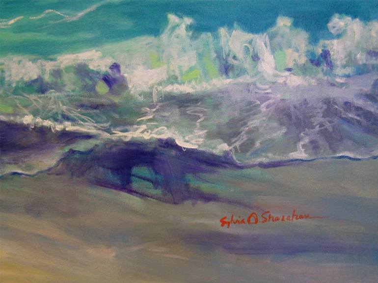 Original Seascape Painting by Sylvia Shanahan