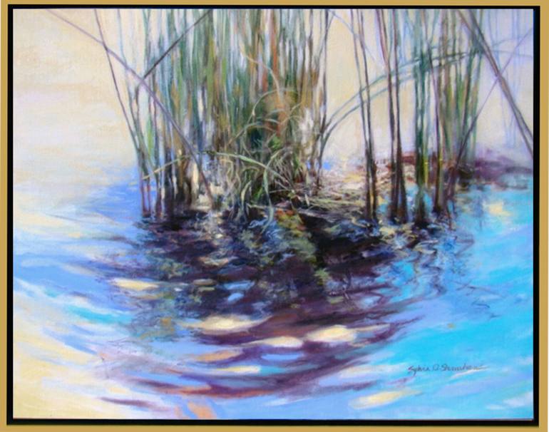 Original Impressionism Water Painting by Sylvia Shanahan