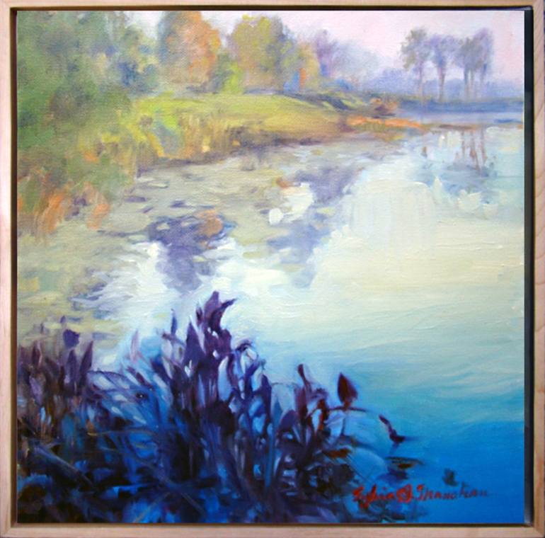 Original Impressionism Landscape Painting by Sylvia Shanahan