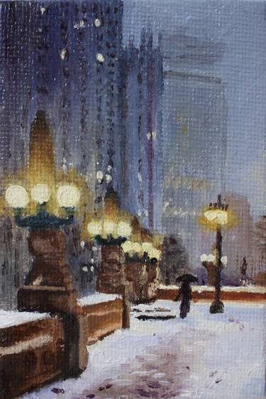 Original Fine Art Cities Paintings by Emina Mahmutovic