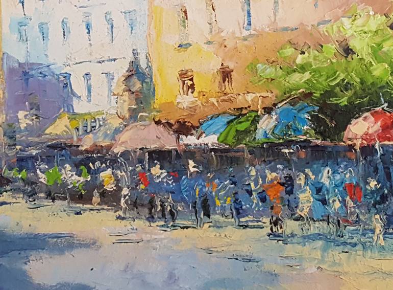 Original Realism Cities Painting by Igor Bubriak