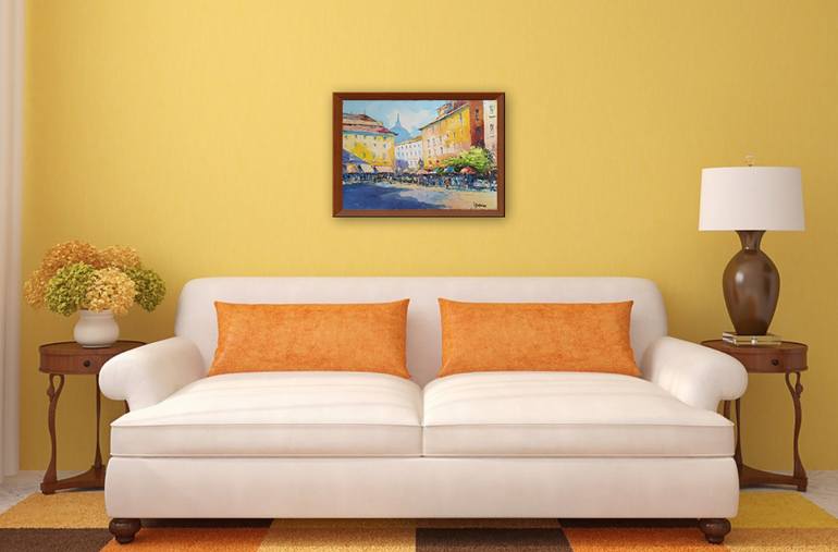 Original Realism Cities Painting by Igor Bubriak