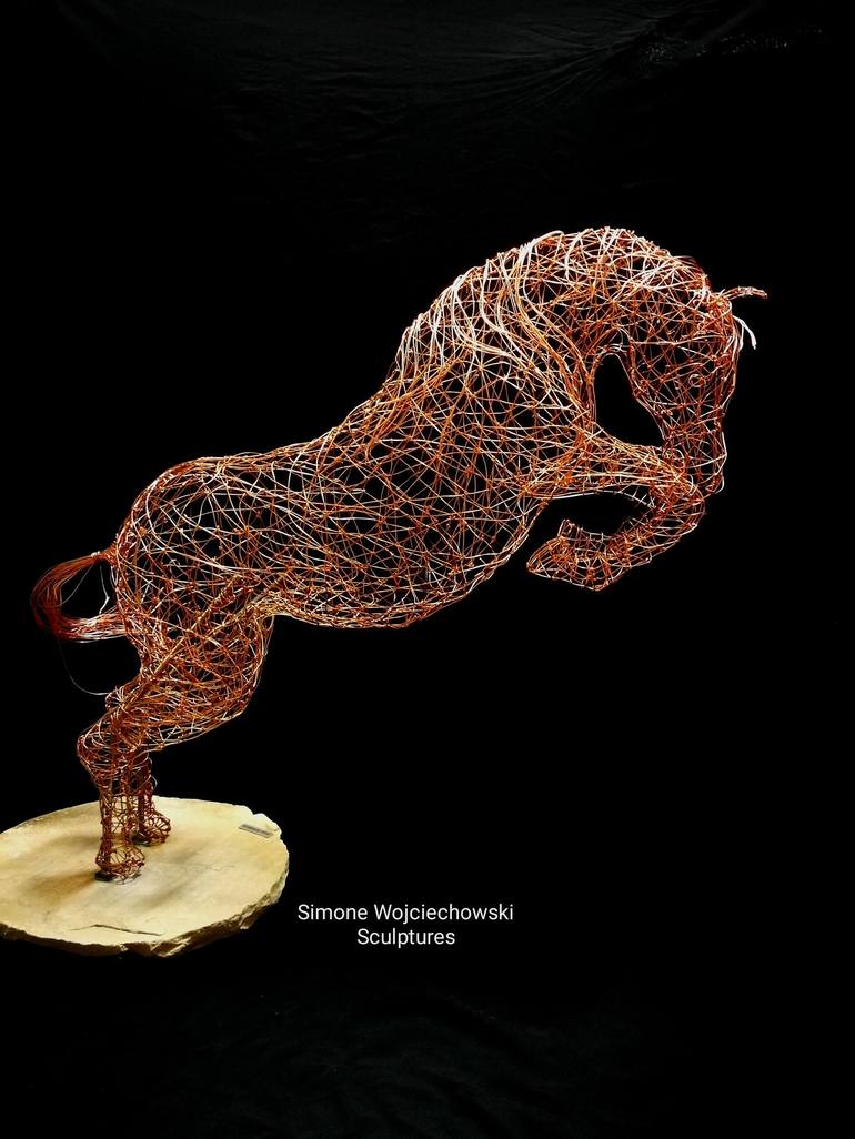 Original Contemporary Animal Sculpture by Simone Wojciechowski