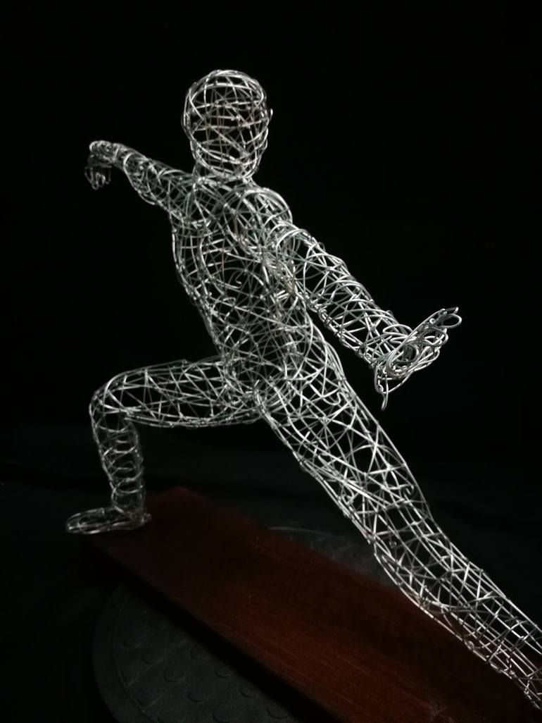 Original 3d Sculpture Men Sculpture by Simone Wojciechowski
