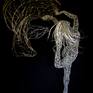 This sculpture is made from galvanized steel wire and mounted on a wooden base.

I love working with the human form where I can show movement and feeling. To capture movement and to bring wire to life is my passion which I love show in my sculptures. 

I love the female form, especially in motion like dance as in this sculpture. Ballet is such a graceful dance and I love to capture this in my sculptures.