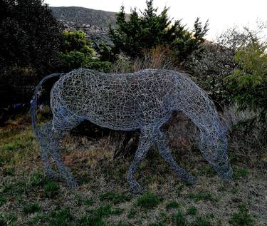 Original Fine Art Horse Sculpture by Simone Wojciechowski