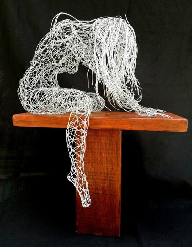 Original Figurative Women Sculpture by Simone Wojciechowski