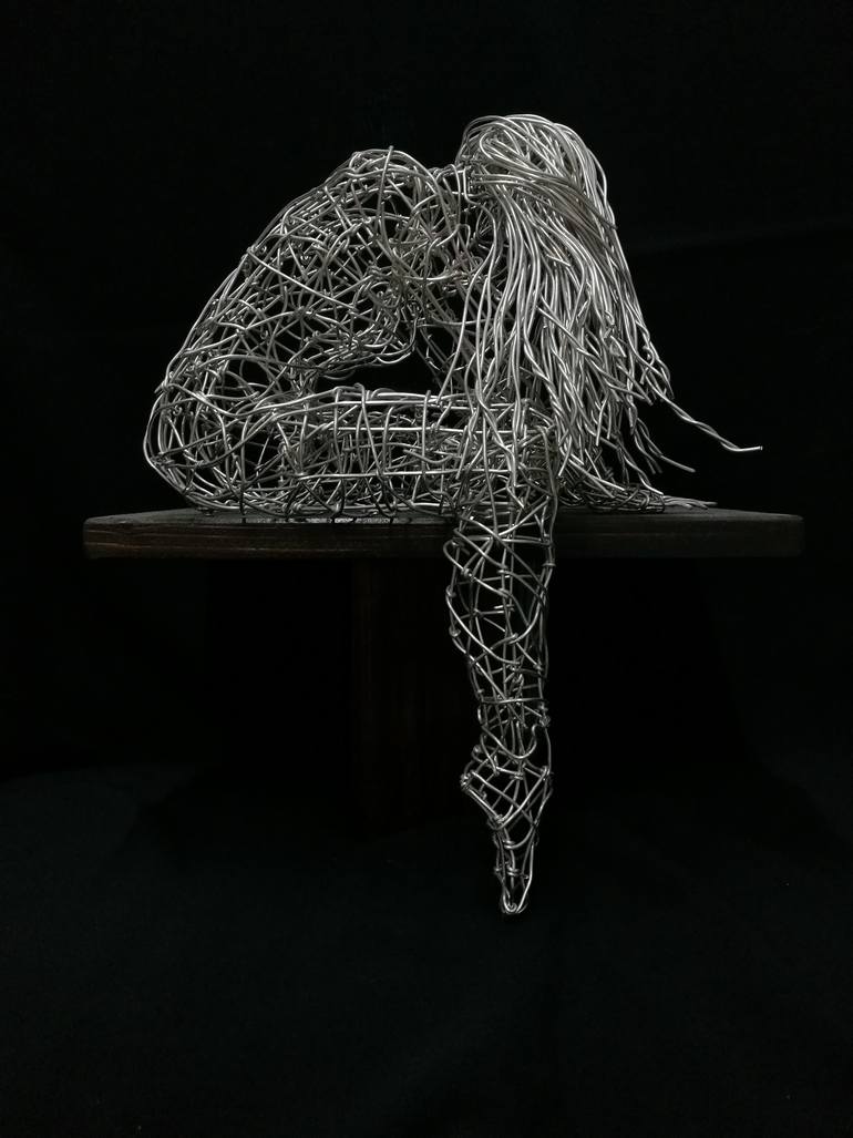 Original Figurative Women Sculpture by Simone Wojciechowski