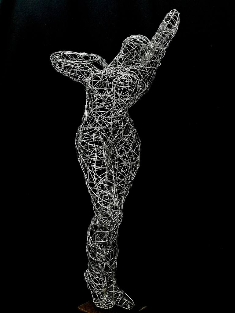 Original Figurative Nude Sculpture by Simone Wojciechowski