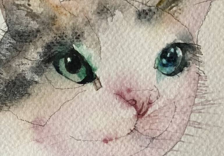 Original Illustration Animal Painting by Anna Bulkina