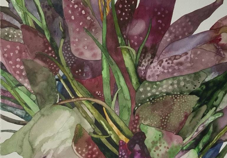 Original Floral Painting by Anna Bulkina