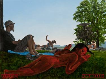 Original People Paintings by Jeffrey Isaac