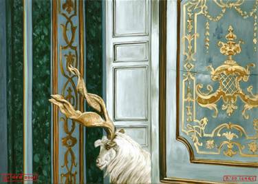 Original Figurative Animal Paintings by Jeffrey Isaac