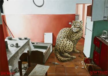 Original Figurative Animal Paintings by Jeffrey Isaac