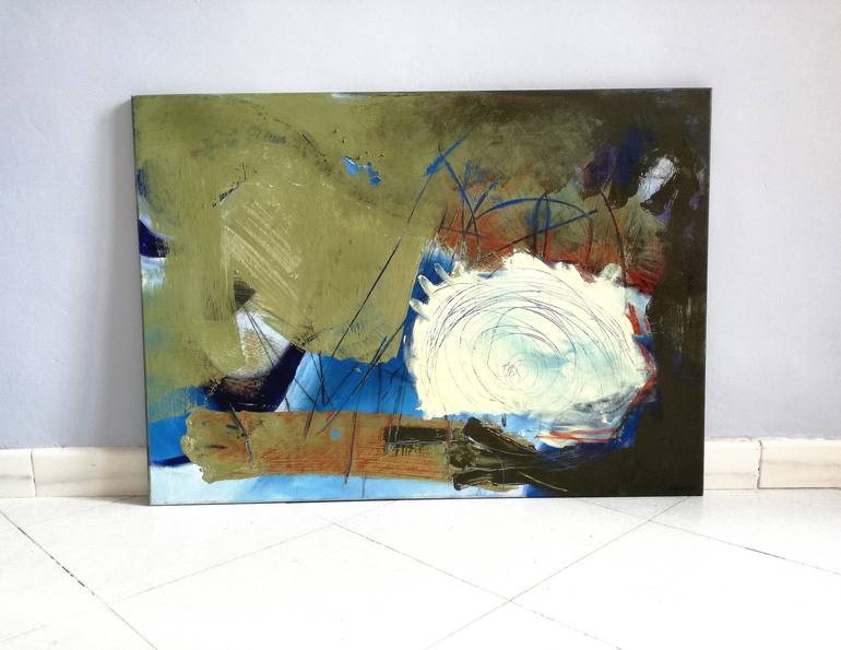Original Conceptual Abstract Painting by Yana Kapina