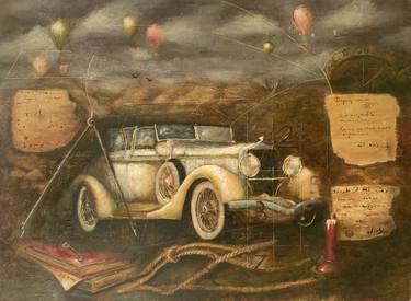 Original Conceptual Car Paintings by Iryna Litvinova