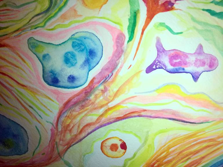 Original Abstract Expressionism Abstract Painting by Guillermo Castro