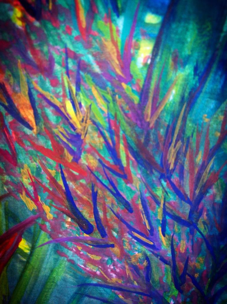 Original Abstract Expressionism Abstract Painting by Guillermo Castro