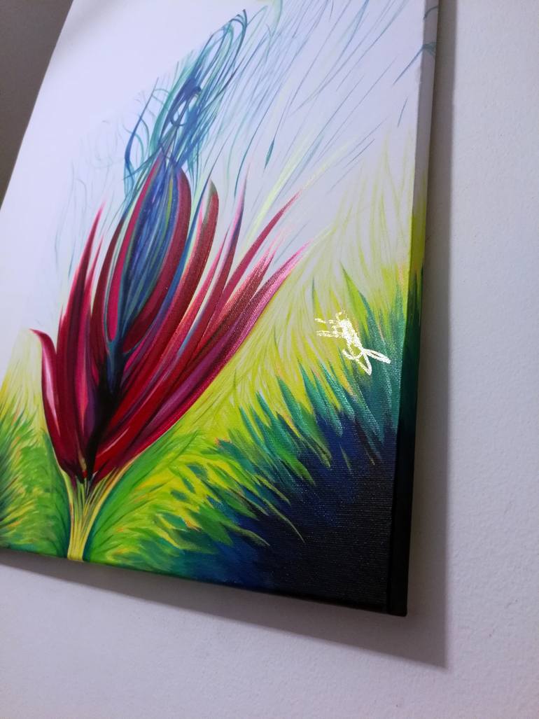 Original Abstract Expressionism Abstract Painting by Guillermo Castro