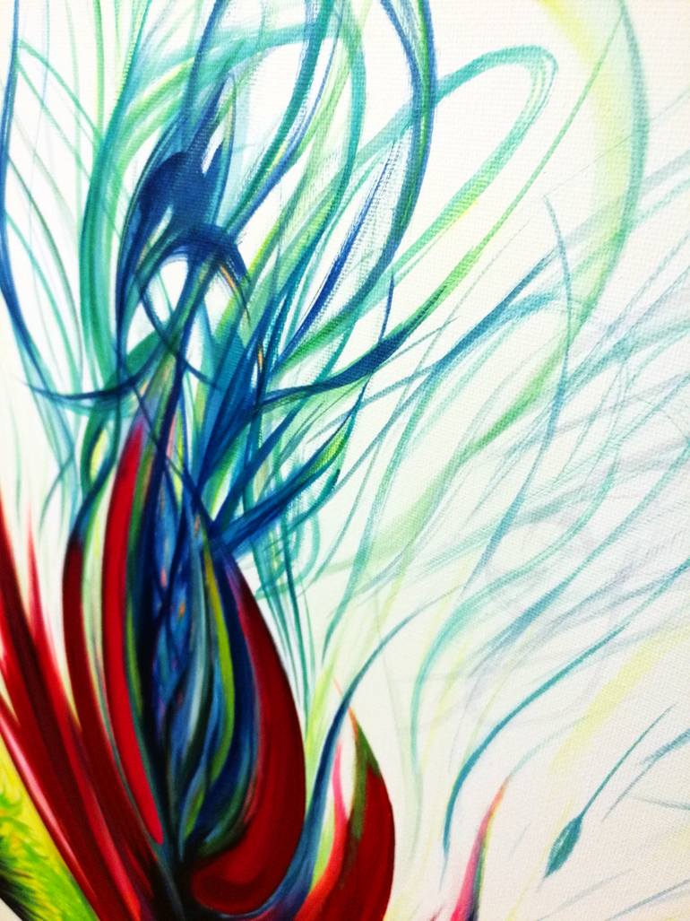 Original Abstract Expressionism Abstract Painting by Guillermo Castro
